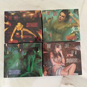 Taylor Swift The Life Of A Showgirl Limited Deluxe Cd Box Set Of 4